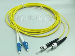 SC光纖跳線的原理、特點與應用